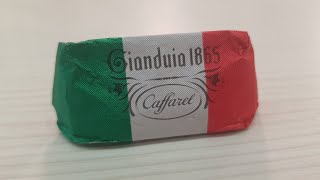 Gianduja 1865 Caffarel Hazelnut Milk Chocolate Unboxing 2020 [upl. by Adnara]