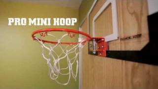 Pro Mini Hoop Indoor Basketball Hoop by SKLZ [upl. by Aicitel473]