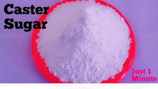 Caster Sugar In 1 Minute  How To Make icing Sugar Home Made Power Sugar shorts [upl. by Asyen266]