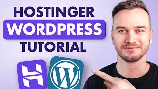 Hostinger Wordpress Tutorial 2024  Step by Step [upl. by Aihsas]