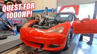 The Auction Corvette BOGS DEEP For 1000hp Can the Junkyard Engine Do It [upl. by Ahsuoj]