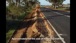 How to build stronger road shoulders with PolyCom Stabilising Aid [upl. by Stretch]