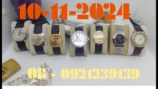 10112024  0921239139  omega seiko  bulova technos  benrus  waltham [upl. by Shore]