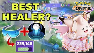 INSANE HEALING  Why CLEFABLE is the Best Healer in Pokemon Unite [upl. by Saundra]