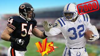 Edgerrin James vs Brian Urlacher 2000  RB vs LB Matchup [upl. by Eitsyrc]