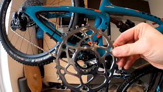 Absolute Black Oval chainring install [upl. by Zebe]