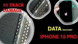 IPHONE 15 PRO DATA RECOVERY 95 TRACK DAMAGE [upl. by Ellennahc]