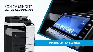 KONICA MINOLTA SERIE BIZHUBC 500600700 l EM GRAPHICS l [upl. by Pall]