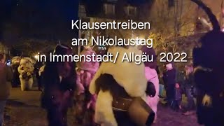 Klausentreiben am Nikolaustag in Immenstadt Allgäu 2022 [upl. by Batruk213]