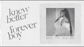 Ariana Grande  Knew Better amp Forever Boy Dangerous Woman Tour Live Studio Version [upl. by Naruq]