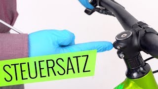 STEUERSATZ einstellen  einfach amp schnell  Fahrradorg [upl. by Anehc]