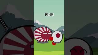 Empire of Japan and Japan now countryballs japan 1945 [upl. by Alya577]