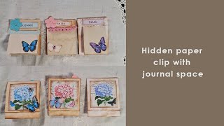 Hidden Paper Clips with Journal Space [upl. by Hasan]