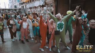 BALTIMORE  Boozin In Your Onesie Bar Crawl 12718 [upl. by Tail670]