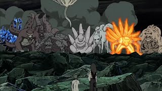 Madara vs Tailed Beasts Obito admitted Jiraiya Defeat him in every way English Sub [upl. by Ellenwahs]