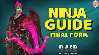 NINJAS FINAL FORM  Boss Killer Build  Masteries  Raid Shadow Legends [upl. by Madea827]