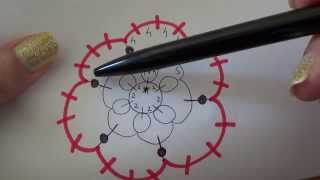 Come leggere gli schemi al CHIACCHIERINO quattro chiacchiere e piccoli consigli NEEDLE TATTING [upl. by Niliac]