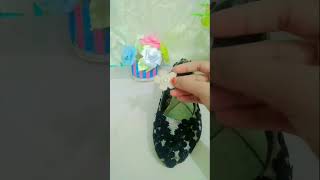 Decorating black sandal💖💖 lsa dal Decoration lshorts YouTube [upl. by Chernow]