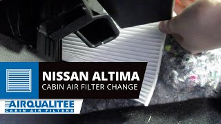 Nissan Altima Cabin Air Filter Replacement  2013 2014 2015 2016 2017 2018  AQ1228 [upl. by Jovitta]