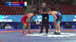 12 FS  70 kg H PAPIKYAN ARM v M MESENBRINK USA [upl. by Eniamsaj]