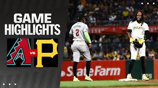 Dbacks vs Pirates Game Highlights 8324  MLB Highlights [upl. by Welton]