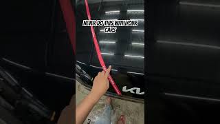 Side effects of bonnet ribbon automobile cars paint paintprotection [upl. by Huai]