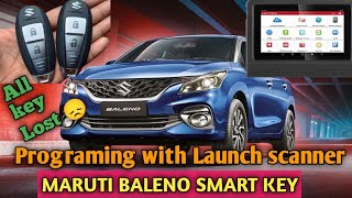 Maruti Suzuki Baleno Smart Key ProgramWith launch Scanner 💯 Work done [upl. by Lasser668]