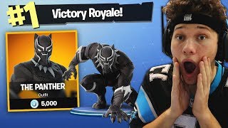 THE BLACK PANTHER CHALLENGE in Fortnite Battle Royale [upl. by Acinoryt644]