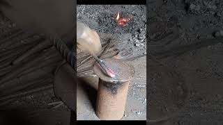 Homemade tool metalwork tools axe blacksmithing forged handmade handforged knife [upl. by Ailemak]