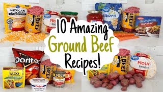 10 of the BEST Ground Beef Recipes  Tasty Quick amp Cheap Dinners Made EASY  Julia Pacheco [upl. by Un101]