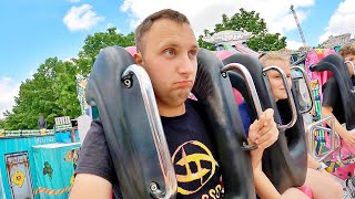 Europas schnellstes Karussell 😳  Kiliani Volksfest in Würzburg 2023  Kirmes Vlog [upl. by Belda]