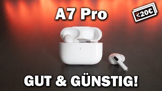 A7 Pro Bluetooth Kopfhörer für unter 20€ im Test Die AirPods für JEDEN [upl. by Arrad42]