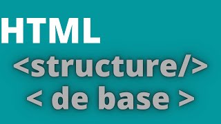 2 HTML Pour les débutants Licence 1 CURI  UCAD [upl. by Dacy724]