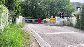 Tisbury Quarry level crossing Wiltshire [upl. by Buchanan]