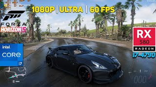 Forza Horizon 5 TEST ON RX 580 8GB DDR5 256 Bit  I7 4790 rx5808gb i74790 fh5 benchmark [upl. by Ara]