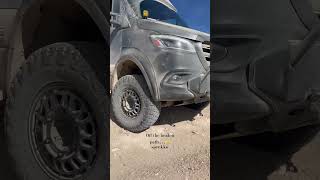 offroad sprinter shortsvideo youtubeshorts adventure vanlife yt short rv offroading shock [upl. by Aduh]