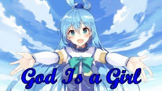 ã€ Konosuba  Aqua  AMV ã€‘ God Is a Girl  Remix [upl. by Barry]