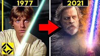 VFX Artists EXPLAIN Evolution of Lightsabers [upl. by Anazus]