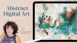 Create Digital Abstract Art in Procreate by Using a Reference Photo as a Starting Point [upl. by Otha]