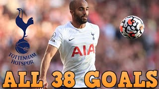 Lucas Moura  All 38 Goals for Tottenham Hotspur so far  20182022 [upl. by Acirretal825]