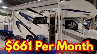 COMPACT Class C Motorhome  New 2024 THOR FREEDOM ELITE 22FEF  661 Per Month or 87995 [upl. by Bainter]