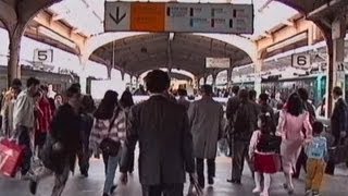 1991年の東京駅電車など Tokyo Station Trains 910330 [upl. by Honeywell988]