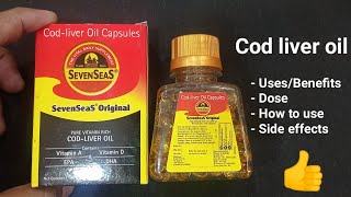 Sevenseas original cod liver oil capsule uses in hindi [upl. by Urbain]