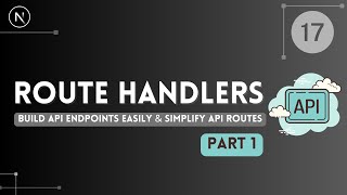 Nextjs darija  17  Build API Endpoints with route handlers in Nextjs شرح بالدارجة [upl. by Ahsekal]