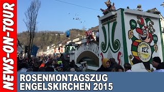 ROSENMONTAGSZUG 2015 Engelskirchen  De zuch Kütt Jeck un´ fit fiert all mit [upl. by Kaile]