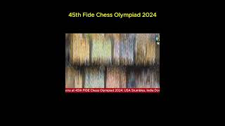 45th Fide Chess Olympiad 2024 wcn chess worldchess [upl. by Enilrahc]