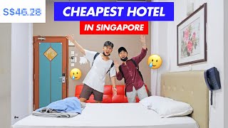 We went to the CHEAPEST HOTEL in Singapore [upl. by Oz]