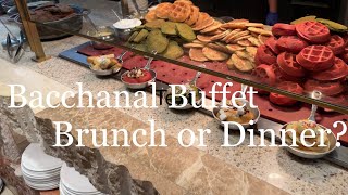 Bacchanal Buffet Which is better Brunch or Dinner 🤔 [upl. by Isola]