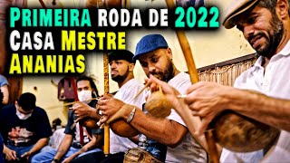 Primeira Roda de Capoeira de 2022 na Casa Mestre Ananias fundador da Roda da Praça da República [upl. by Guilbert]