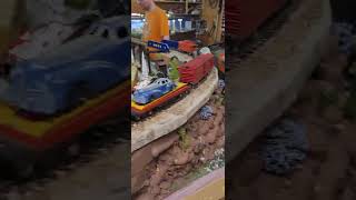 Ray running Trains and loving it autism modelrailroad trains [upl. by Hertzfeld]